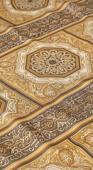 Elegant Moroccan Pattern Hijab Design