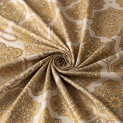 Elegant Moroccan Pattern Hijab Design