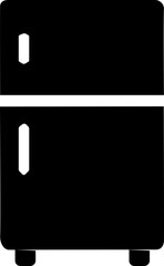 Refrigrator collection icon. Can be used for coloring books.Coloring vector basic element graphic design.Vector of a coloring of a refrigrator. refrigrator technology outline icon.