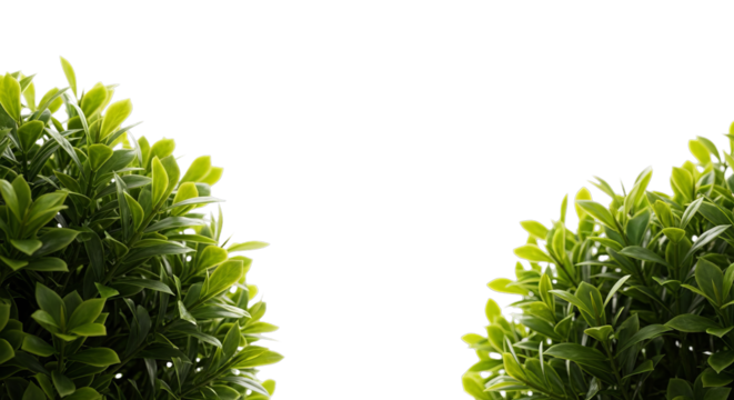 Vibrant green leaves against a deep black background
