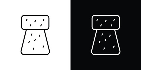 Cork icons. Editable Stroke. logotype design concept