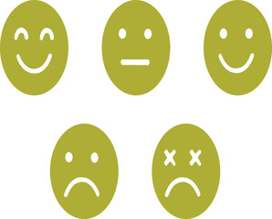 Emoji icon set.Smiley icon line set. Emoji icon collection containing happy emotion, sad, smiling, surprised, angry, relaxed, confused, laughing, excited and shocked emoticon icons.
