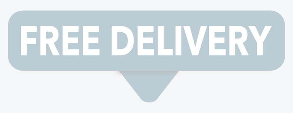 Free Delivery Badge Collection  Vector Stickers and Labels for Shipping and E-commerce
