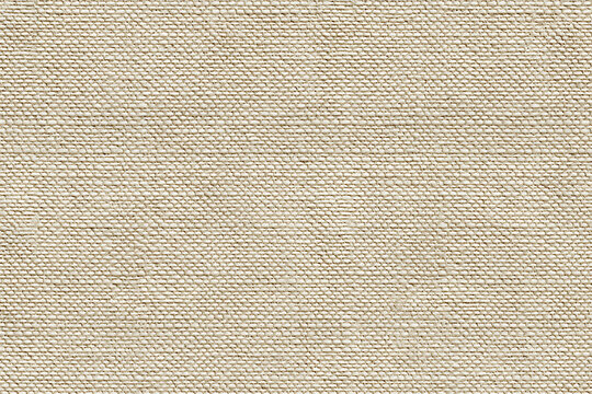 落ち着いたベージュ色のキャンバス布地テクスチャ背景（シンプル）