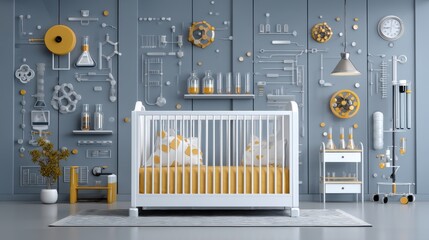 Smart baby crib with bio-sensing technology for innovative personalized infant treatment