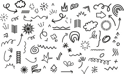 Creative  Arrows and Abstract Lines Set
