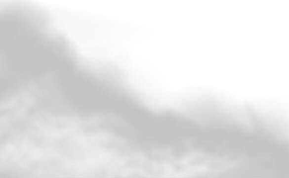 A swirling smoke sheet floats over the black background. Its delicate curves move gracefully in space. The mist creates a calm and eerie feel. PNG