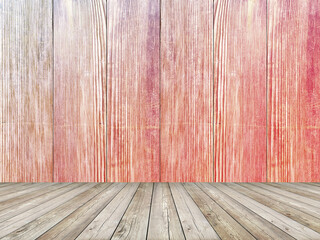 Elegant wooden wall and floor interior background