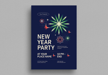 Modern New Year Celebration Event Flyer