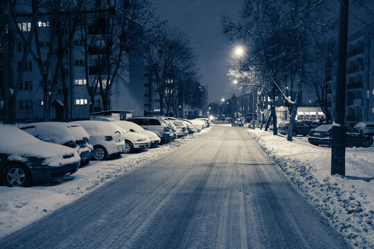 street in winter