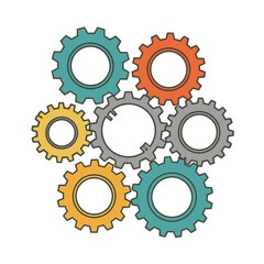 business concept with gears
