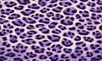 Purple leopard background illustration with exotic animal skin print a versatile option for fabric prints, fashion branding, wallpaper, and trendy projects.