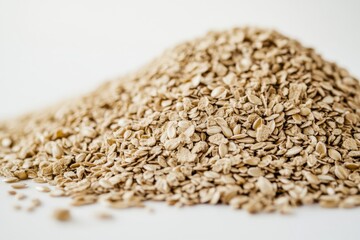 The close-up image of dried flax embodies the somber emotions of sadness, depression, and the melancholy of autumn