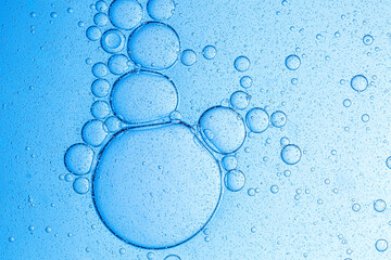 Blue macro bubbles,Macro photography of soap bubbles and their connections to each other,
Blue bubbles abstract 