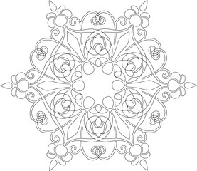 sketch vector illustration silhouette design icon symbol ornament decoration decoration mandala abstract modern classic vintage ethnic traditional symmetric 