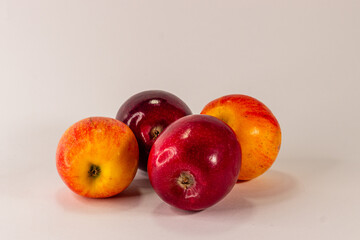 Fresh apples isolated on white background 18