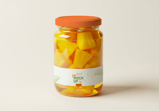 Pineapple Jar Mockup Template