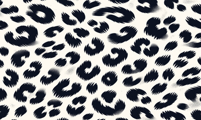 White leopard fur pattern texture vector with camouflage background suitable for decorative wallpapers, fashion clothing, and modern interior projects.