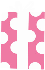Polka Dot Pink Gift Box