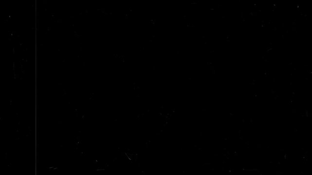 Dust and scratches overlay, analog static noise motion overlay, vhs damaged old crt retro vintage television glitch effect, filmstrip, dirt vintage noise, vintage film look overlay, 4k