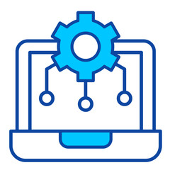 Technology Blue Icon
