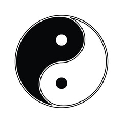 Yin yang symbol representing balance and harmony