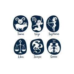 Discover your cosmic destiny with this zodiac sign illustration for astrology lovers everywhere