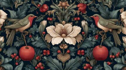 Christmas Vintage seamless pattern