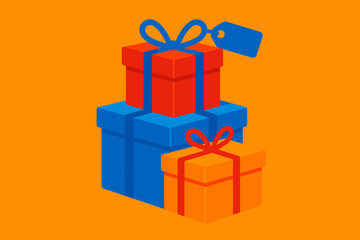 Fototapeta premium Cherry simple мінімум чіткі blue flat k кольори vector key деталей compose