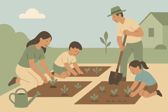 Vegetables any negative no icon vector garden modern plots family letters sage