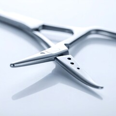 Obraz premium Close-up of Surgical Scissors - Precision Instrument for Medical Procedures.