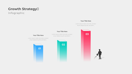 Modern Growth Strategy Infographic Template for Business Development