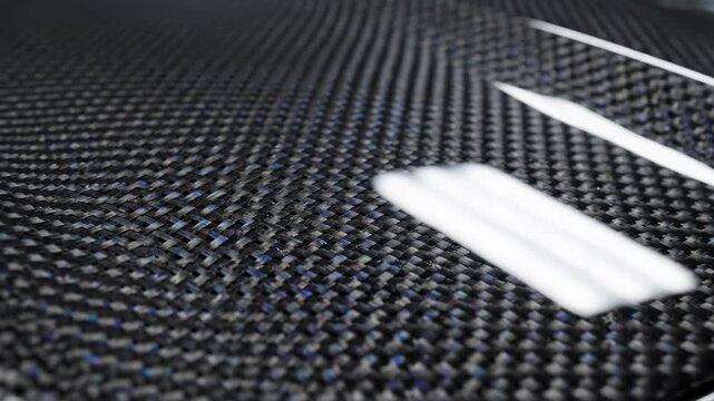 Carbon Fiber Texture, Black Composite Material Background