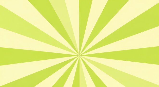 Bright yellow and green sunburst rays background - Powered by Adobe