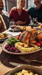 Obraz premium family celebrating Christmas 
