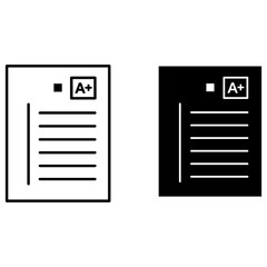 Grade a plus icon, excellent performance, top score