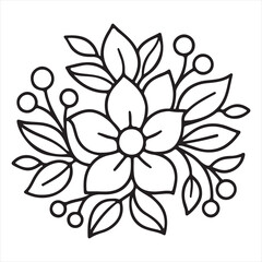 abstract floral design