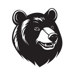 bear head vector