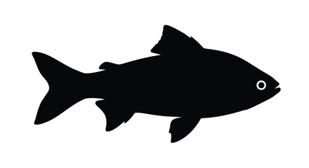 Abstract geometric composition featuring a striking human silhouette with vibrant color accents and clean lines