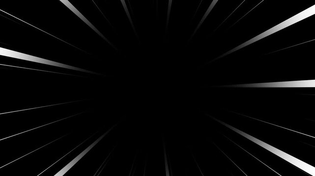 linee di velocit&agrave; stile anime su sfondo trasparente