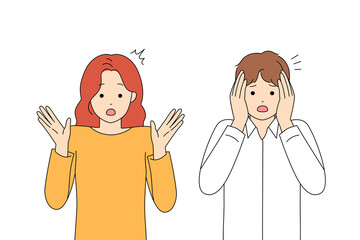 Household members exhibit varied reactions to sudden darkness and alarm