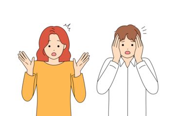 Household members exhibit varied reactions to sudden darkness and alarm