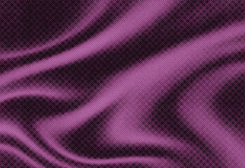 Close up of rich purple velvet fabric with soft flowing folds and subtle shimmering texture, studio shot for fashion, interior decor, and luxury textile design concepts
