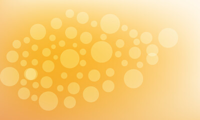 Abstract orange blur gradient background with bokeh light vector illustration