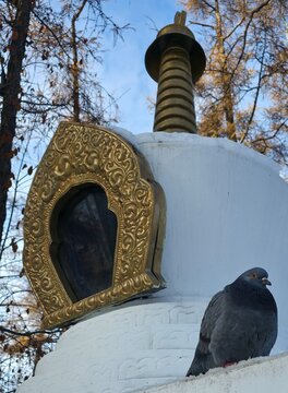 Irkutsk Datsan &mdash; "The Pinnacle of Virtues and the Prosperity of the Victorious Teaching" (Ribo Gezhei Namzhal Choydublin).
#mysticism
#Buddhism
#datsan 
#irkutsk