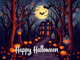 halloween night background