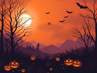 halloween night background