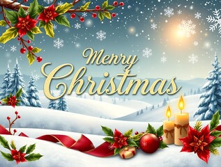 christmas greeting card