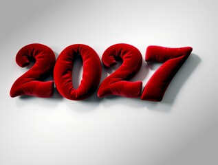  2027 festive, new year, card 