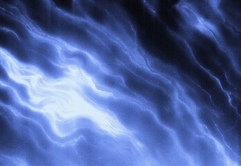 Abstract blue flowing nebula texture with bright wisps and subtle star specks, creating an airy cosmic background suitable for technology design, science presentations